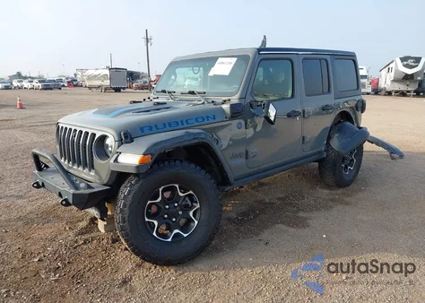 2022 Jeep Wrangler 4Xe Unlimited Rubicon 4X4 from USA, damaged, VIN 1C4JJXR69NW152848
